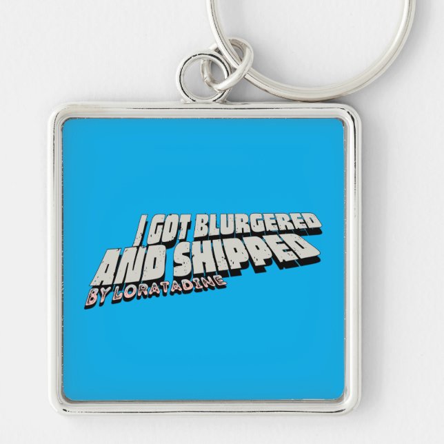 Mikitiez space dolly skull burger chips frenchfrie keychain (Front)