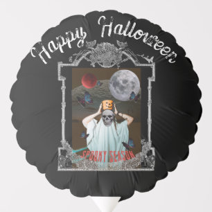 Mikitiez spooky vibes vintage gothic halloween balloon