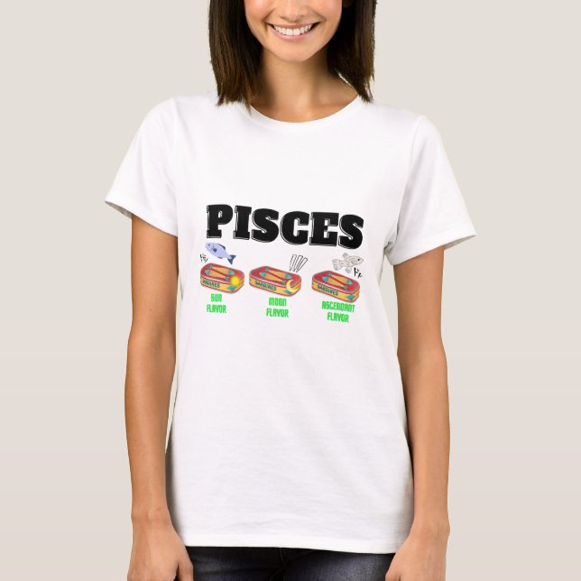 Mikitiez spring summer pisces fish breakfast beach T-Shirt (Front)