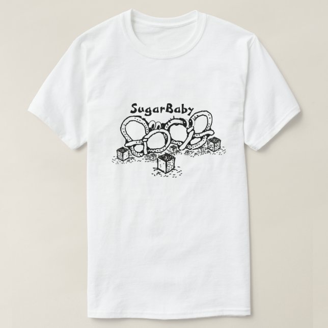 Mikitiez sugarbaby pretzel couple friends sweet  T-Shirt (Design Front)