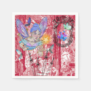 Mikitiez tarot fairy tale wish angle gypsy dream napkins
