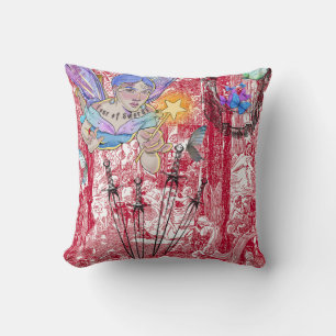 Mikitiez tarot fairy tale wish angle gypsy dream throw pillow