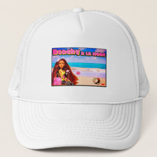 Mikitiez Thailand coconut beach lotus pink white Trucker Hat