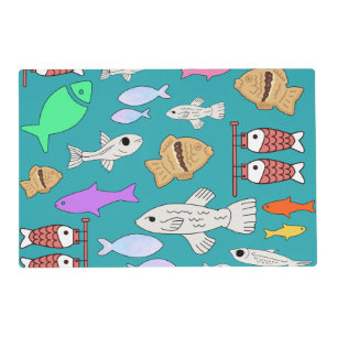 Mikitiez venus mermaid fishing summer placemat