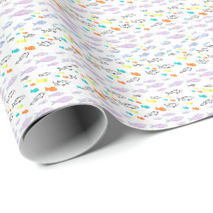 Mikitiez venus mermaid fishing summer wrapping paper