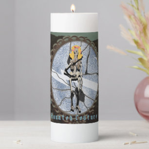 Mikitiez vintage halloween spooky vibes pillar candle