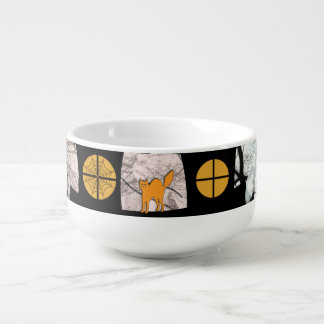 Mikitiez vintage halloween spooky vibes pumpkin soup mug