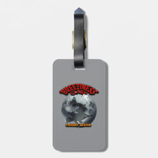 Mikitiez witchbloomstick fullmoon halloween luggage tag