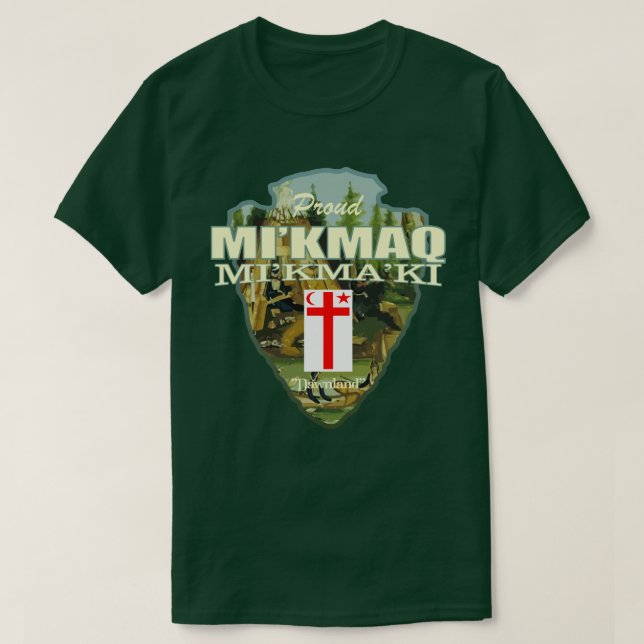 Mi'kmaq (arrowhead) T-Shirt (Design Front)