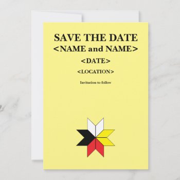 Mi'kmaq/celtic Save The Date Card by Galactephant_Designs at Zazzle