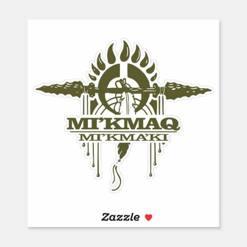 Mikmaq Micmac2o Sticker