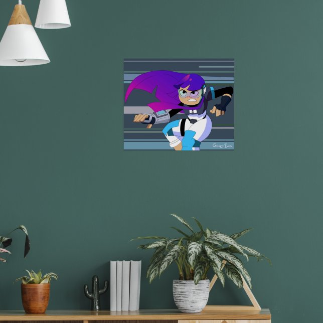 Miko Kubota Glitch Techs Poster | Zazzle