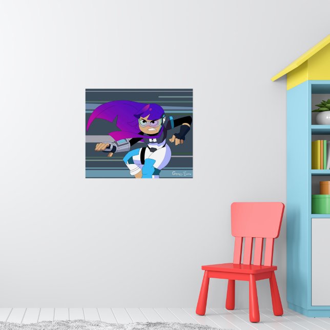 miko Miko Kubota Glitch Techs Poster | Zazzle