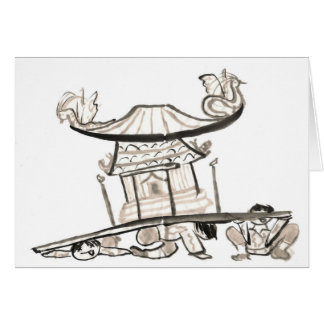 Mikoshi shrine cards