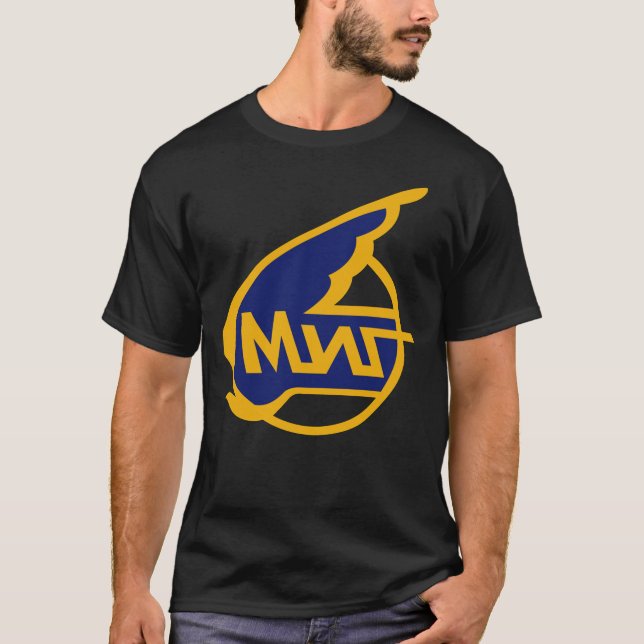 Mikoyan-Gurevich (Russian Aircraft Corporation Mig T-Shirt (Front)