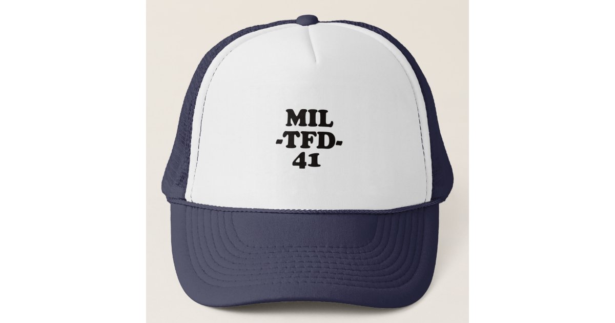 MIL-TFD-41 hat | Zazzle