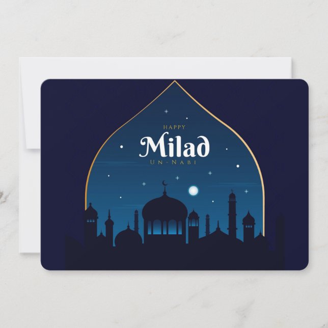 Milad Un Nabi Mubarak Holiday Card (Front)