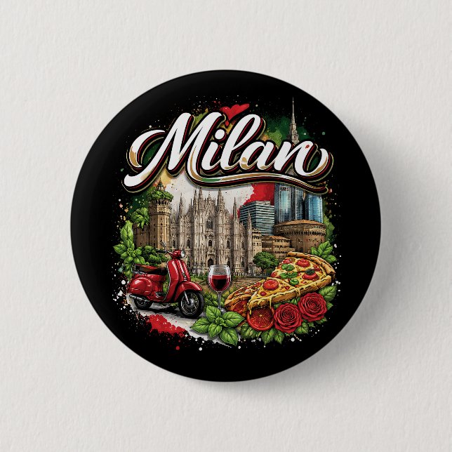 Milan Button (Front)