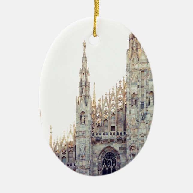 Milan Cathedral Ceramic Ornament (Front)