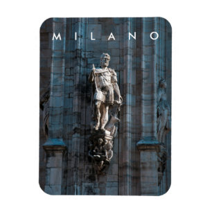 Milan Cathedral dome statue architecture monument Magnet