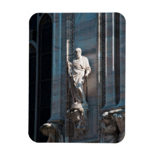 Milan Cathedral dome statue architecture monument Magnet