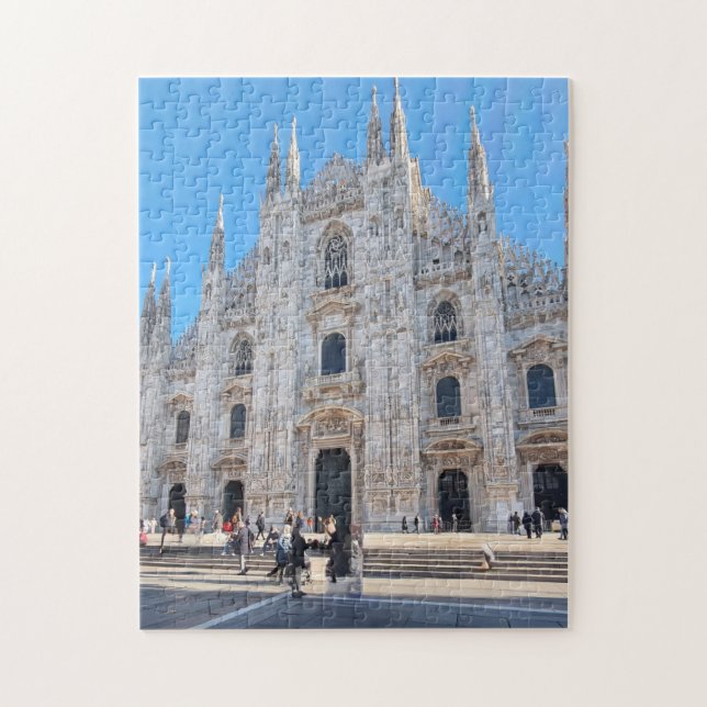 Milan Cathedral view puzzle (Vertical)