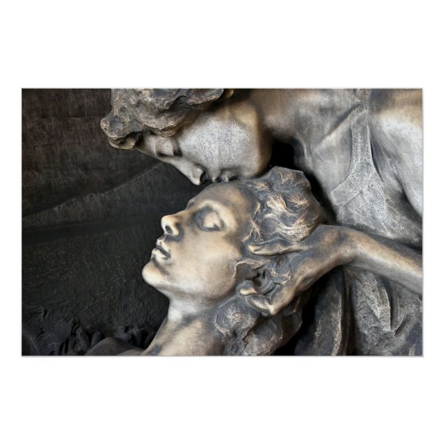 Milan Cemetery Statue Poster (Front)