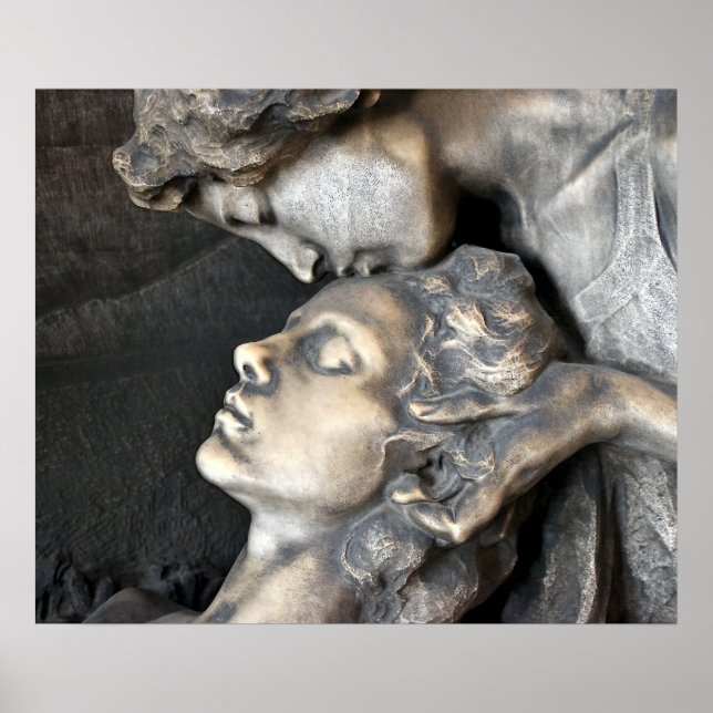 Milan Cemetery Statue Poster (Front)