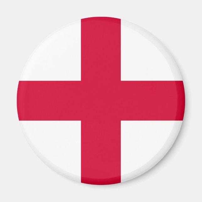 Milan city flag Milano Italy Italia symbol cross Magnet (Front)