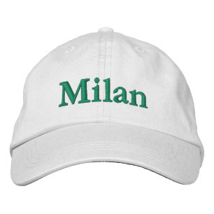 Milan City Pride Embroidered Baseball Cap