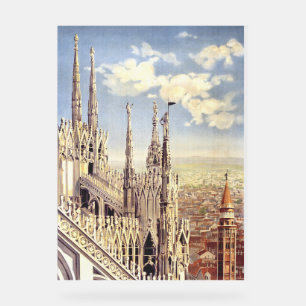 Milan Duomo Cathedral Nativity of Saint Mary Acrylic Sign