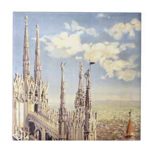 Milan Duomo Cathedral Nativity of Saint Mary Ceramic Tile
