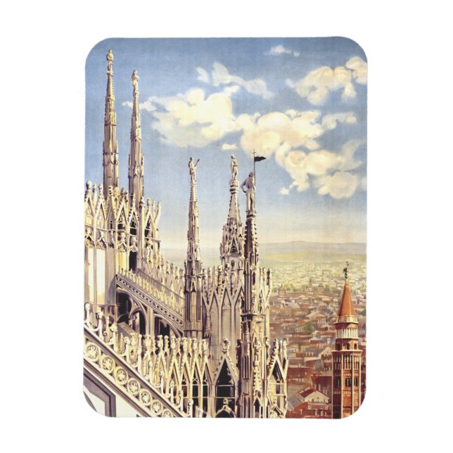Milan Duomo Cathedral Nativity of Saint Mary Magnet (Vertical)