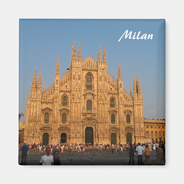 Milan Duomo Fridge Magnet (Front)