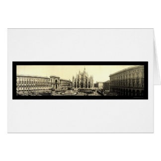 Milan Duomo Square Italy Photo 1909 Cards