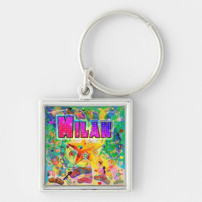 Milan Epoch Hour Keychain (Front)