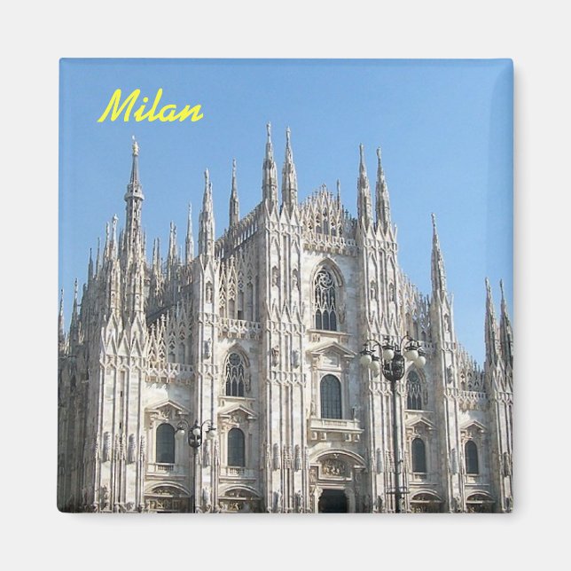 Milan fridge magnet (Front)