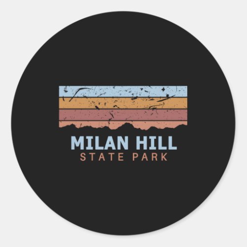 Milan Hill State Park New Hampshire Classic Round Sticker
