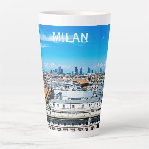 Milan in Italy skyline coffee mug