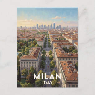 Milan Italy Cathedral Travel Scene ✨ Postcard
