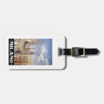Milan, Italy, Cathedral, Vintage, Luggage Tag at Zazzle