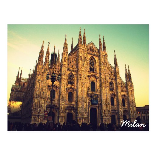 Milan, Italy Postcard | Zazzle