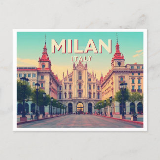 MILAN ITALY VINTAGE POSTCARD
