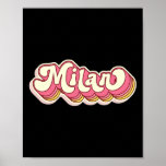 Milan Name Personalized First Name Surname  Poster