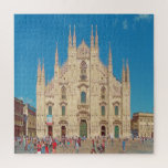 Milan - Piazza del Duomo - Cathedral Square Jigsaw Puzzle<br><div class="desc">Here you will find the souvenir of your vacation. This category contains fridge magnets of many locations in Europe - Italy - Lombardia - Milan - Piazza del Duomo - Cathedral Square.  Amaze friends and relatives with the unique souvenirs from your great trip! Try us!</div>