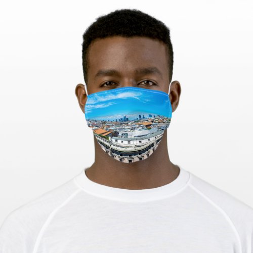 Milan skyline adult cloth face mask