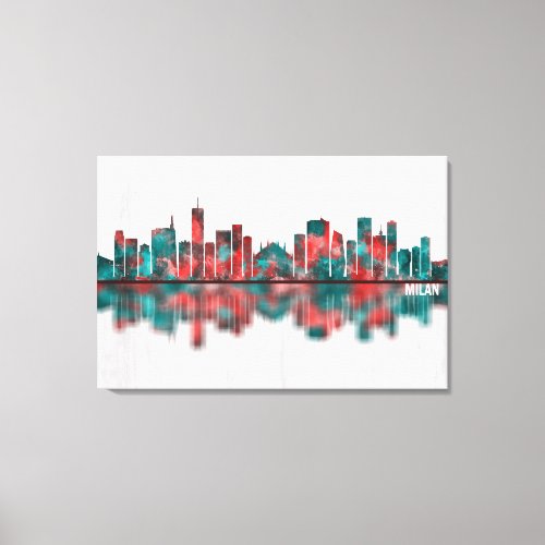 Milan Skyline Canvas Print