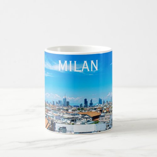 Milan skyline coffee mug