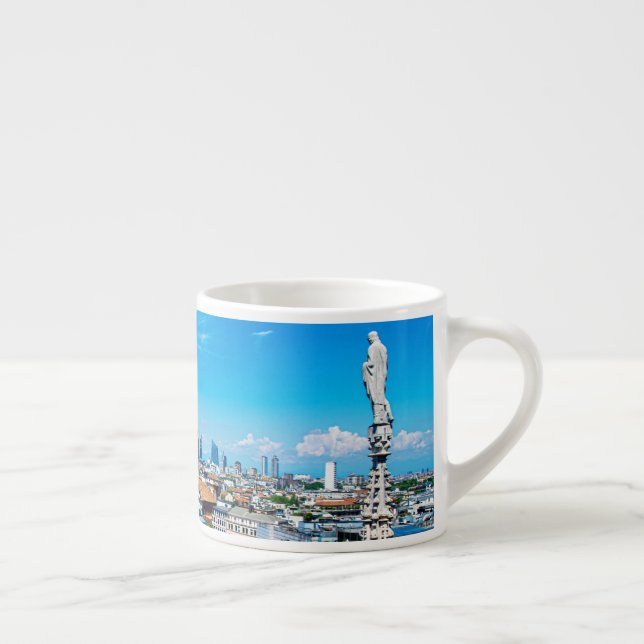 Milan skyline espresso cup (Right)