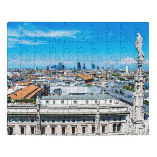 Milan skyline jigsaw puzzle